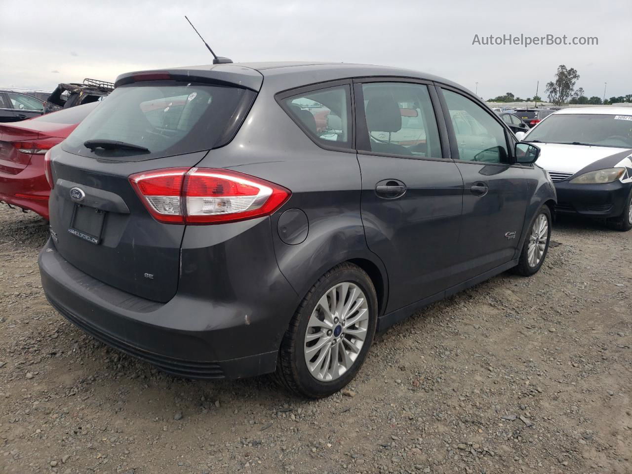 2017 Ford C-max Se Gray vin: 1FADP5EU3HL108781