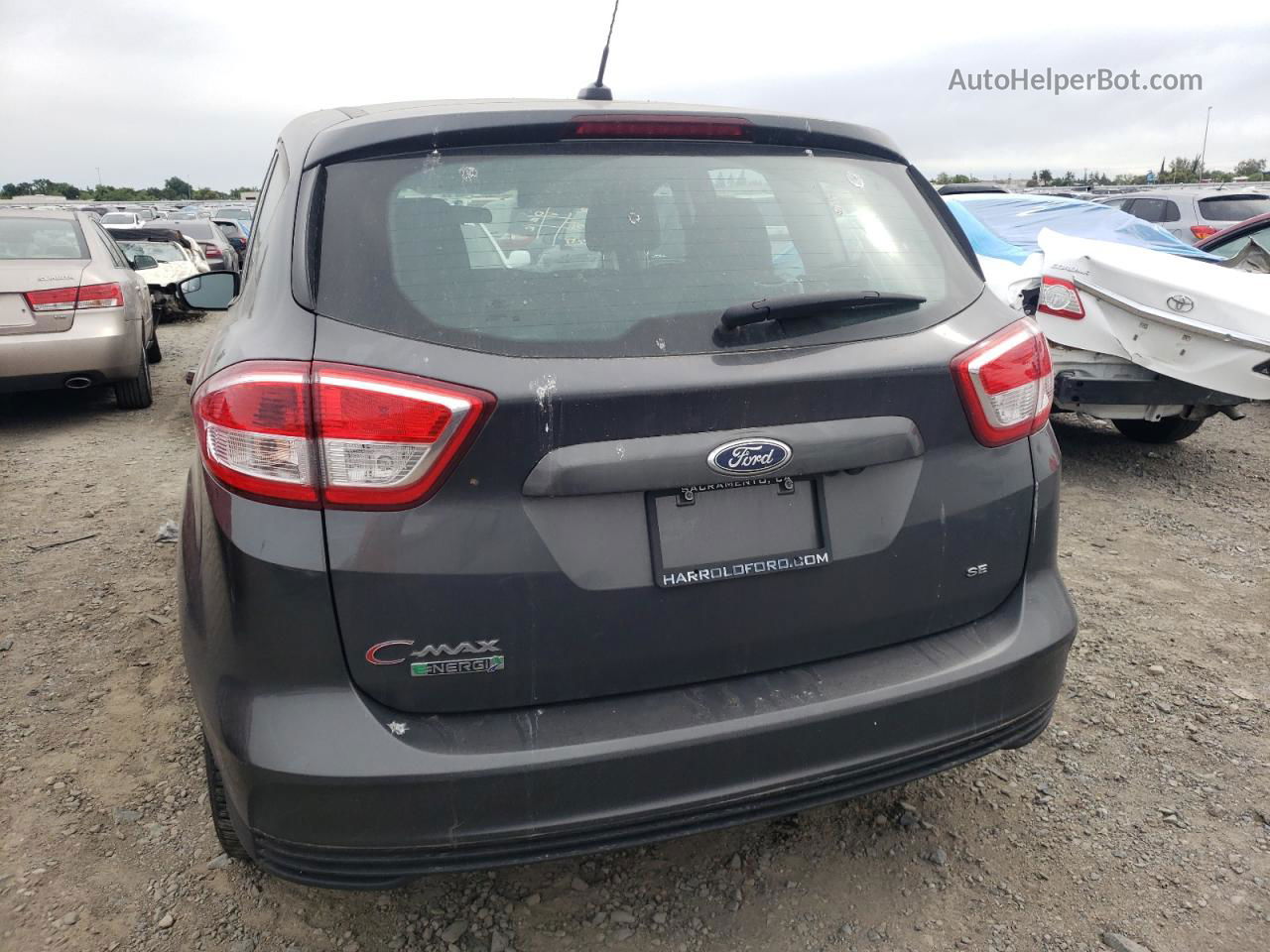 2017 Ford C-max Se Gray vin: 1FADP5EU3HL108781