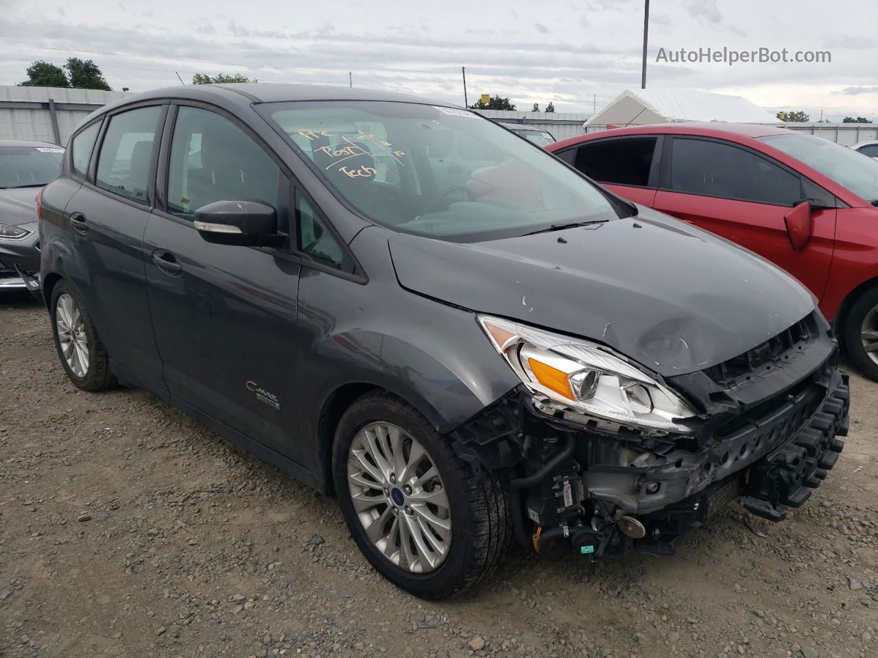 2017 Ford C-max Se Gray vin: 1FADP5EU3HL108781