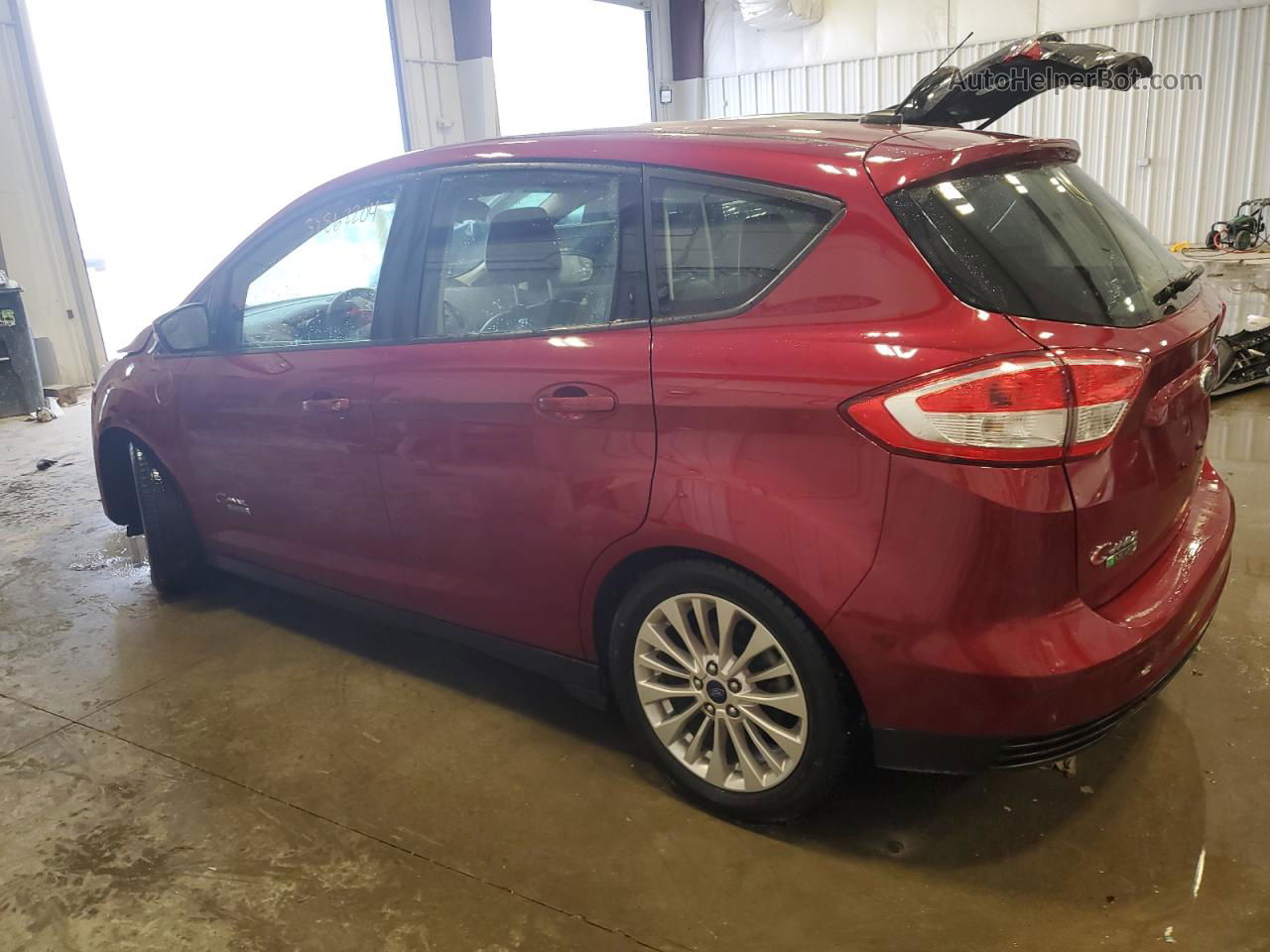 2017 Ford C-max Se Red vin: 1FADP5EU4HL104609