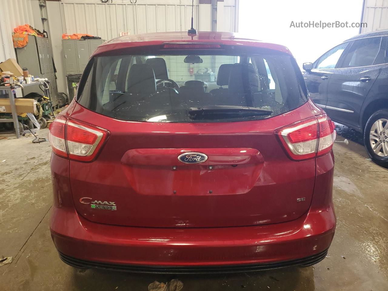 2017 Ford C-max Se Red vin: 1FADP5EU4HL104609