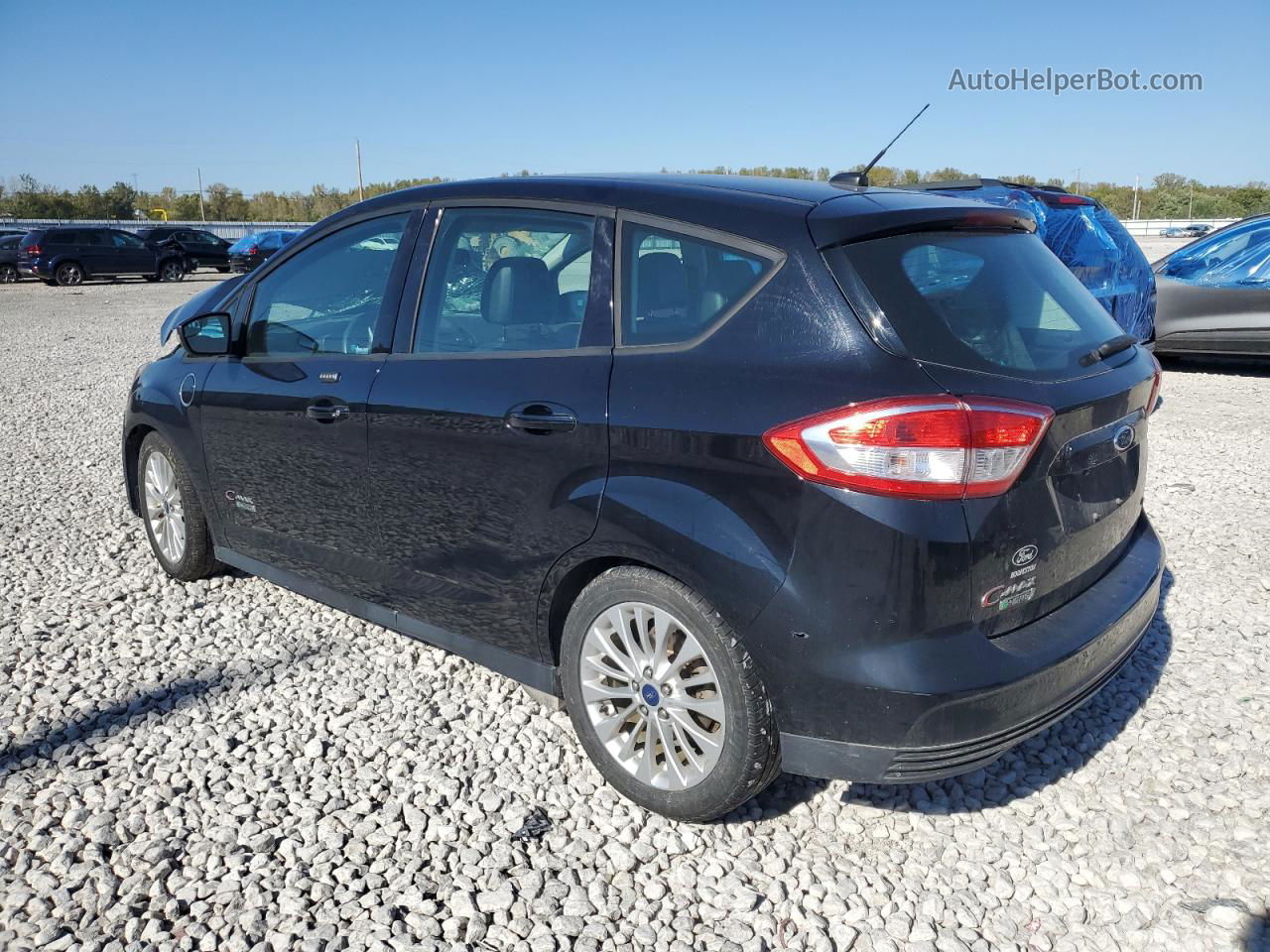 2017 Ford C-max Se Black vin: 1FADP5EU4HL104786