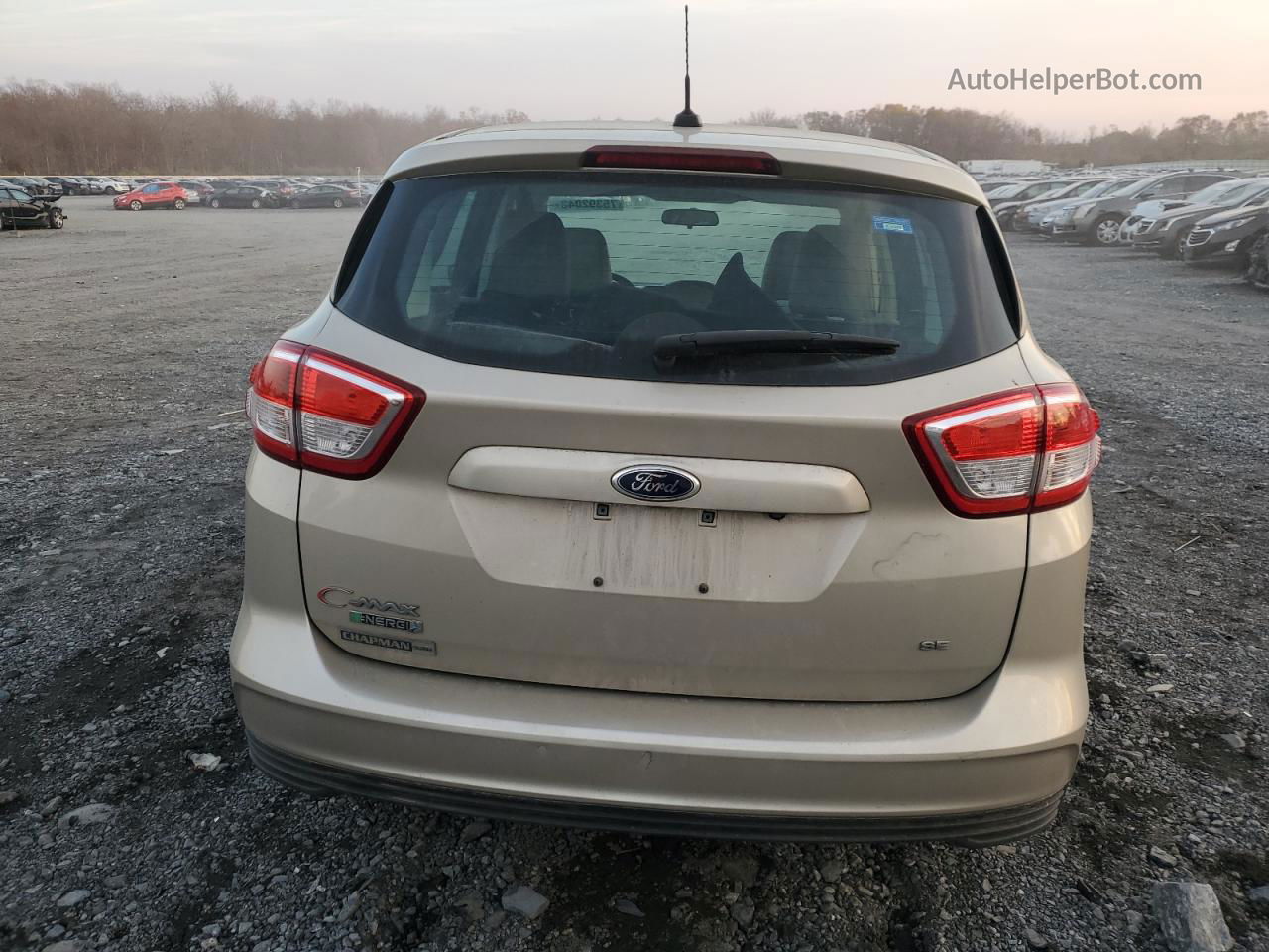 2017 Ford C-max Se Beige vin: 1FADP5EU5HL107552