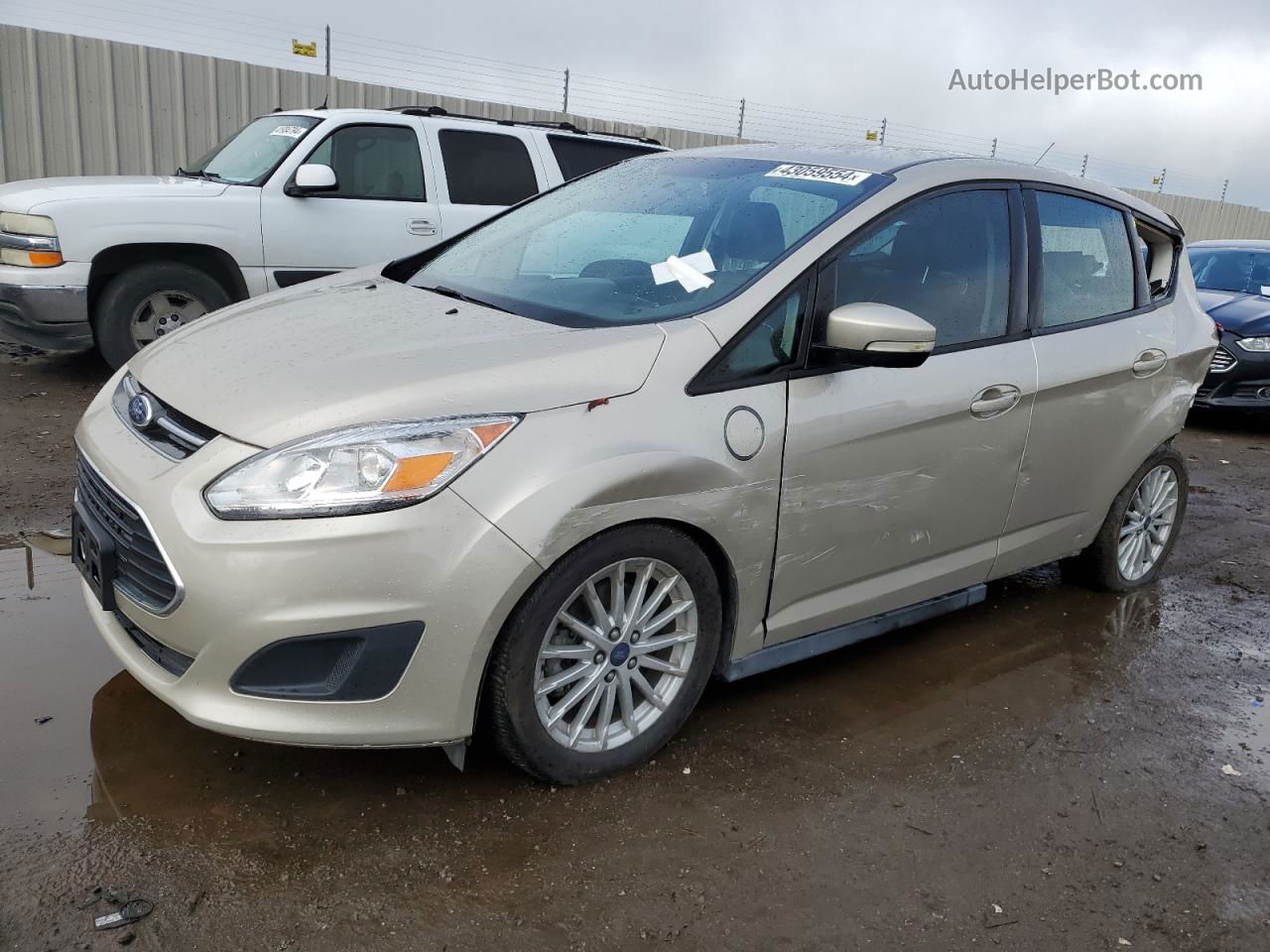 2017 Ford C-max Se Tan vin: 1FADP5EU7HL105513