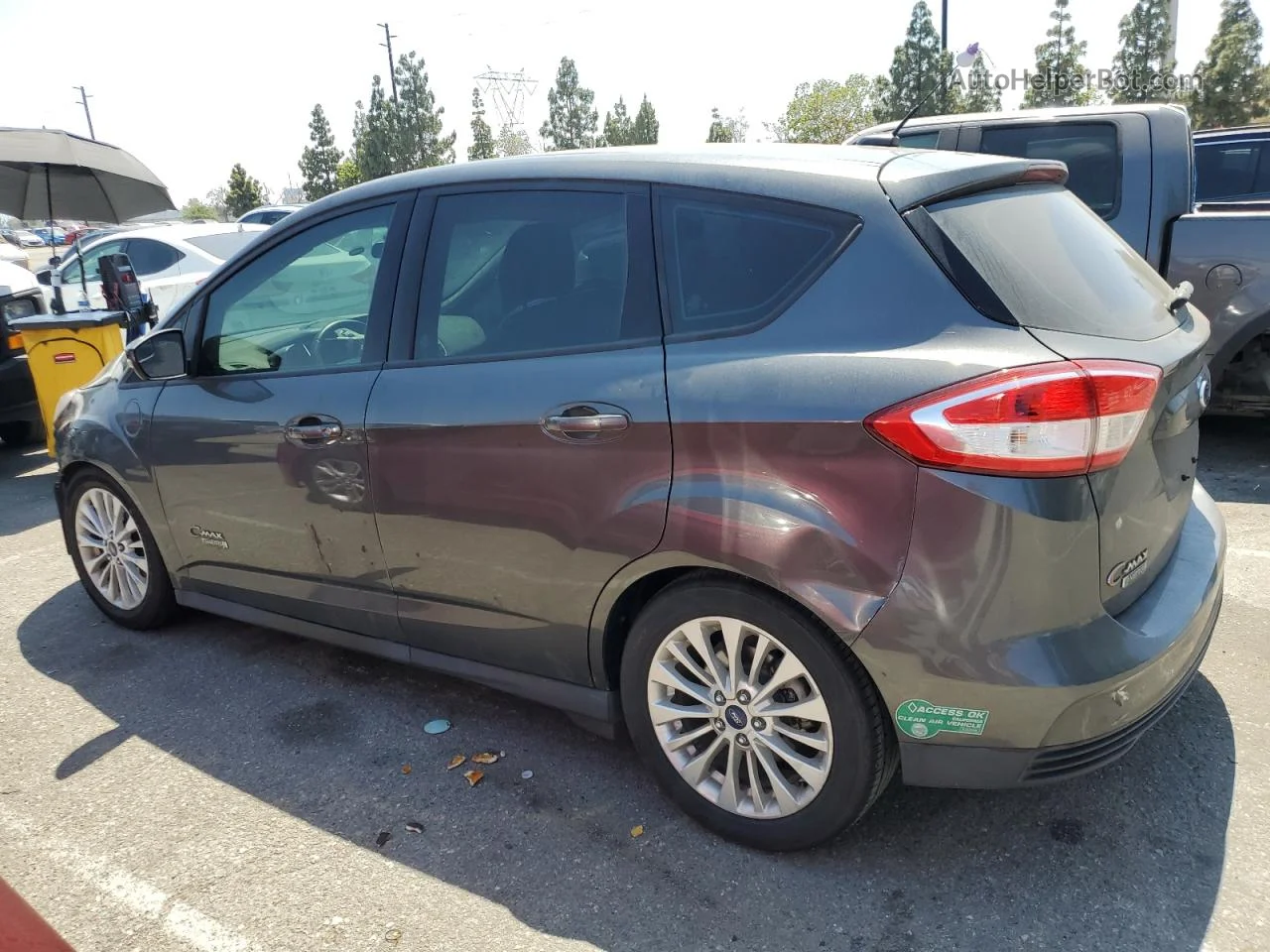 2017 Ford C-max Se Серый vin: 1FADP5EU7HL109805