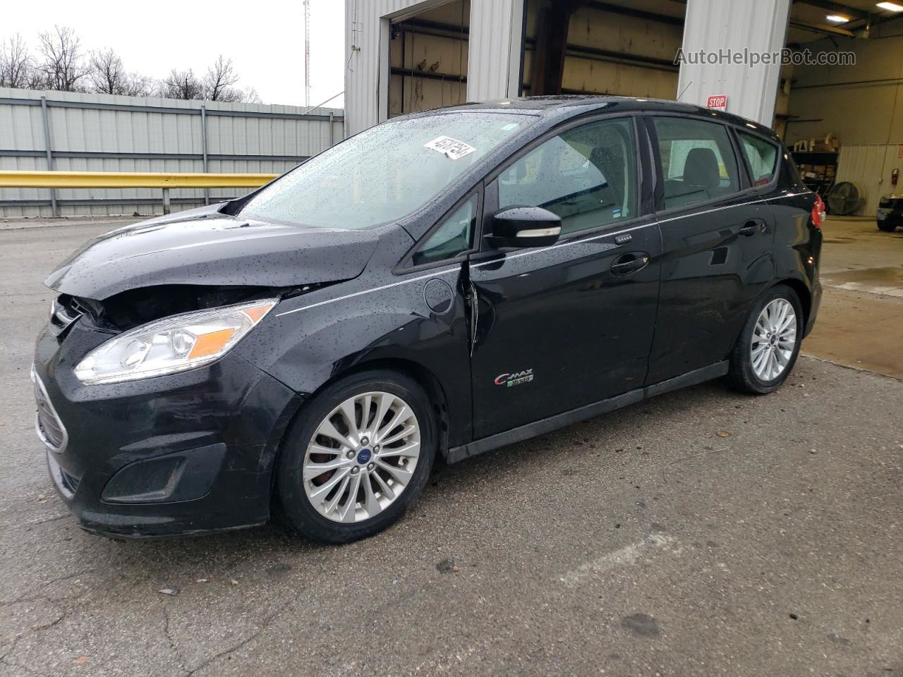 2017 Ford C-max Se Black vin: 1FADP5EU8HL108601