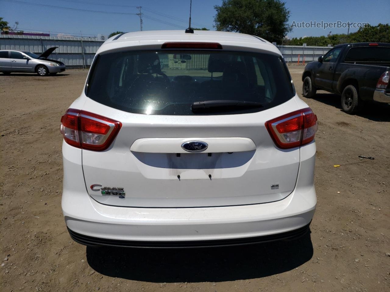 2017 Ford C-max Se White vin: 1FADP5EU9HL111944