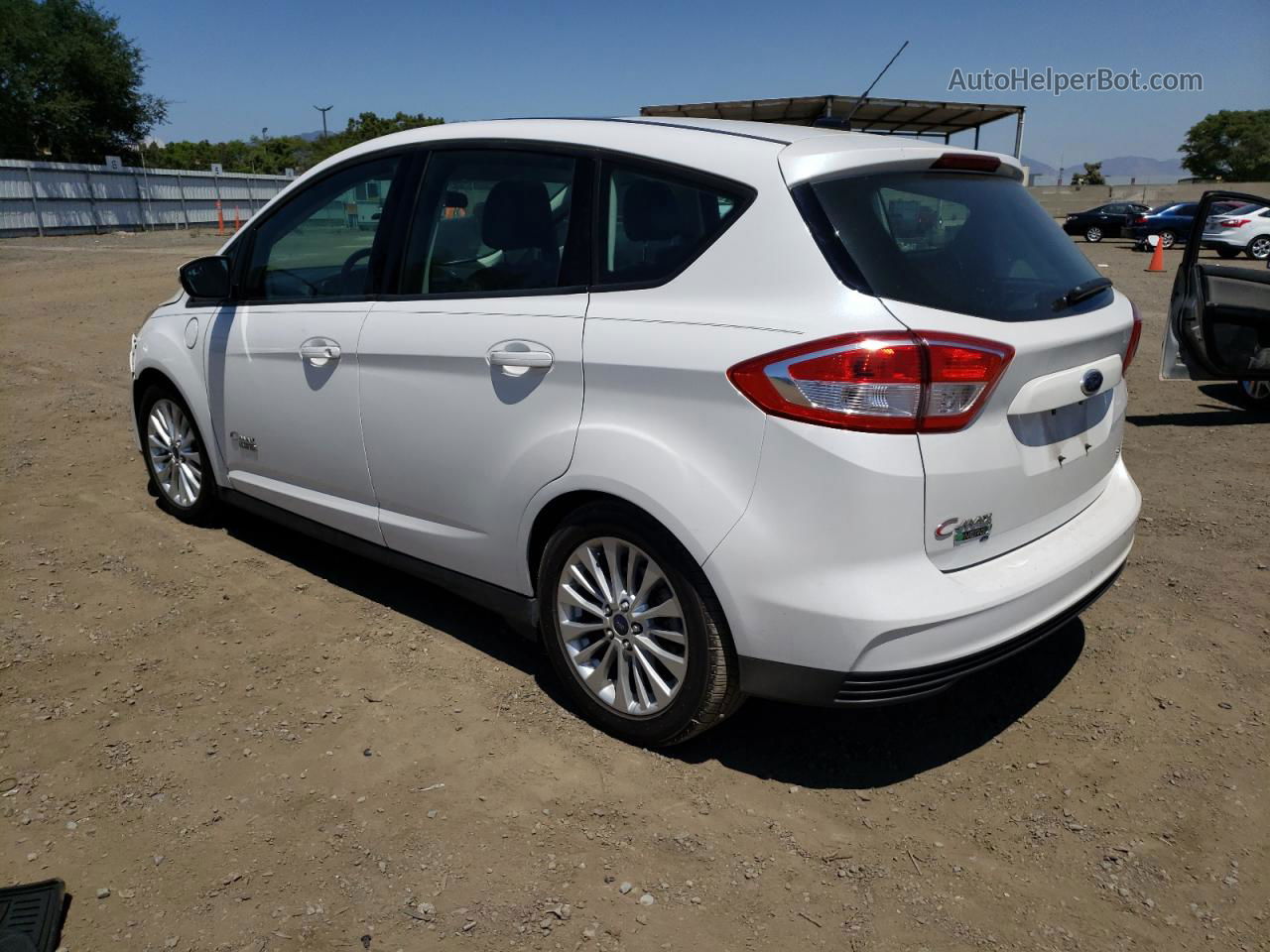 2017 Ford C-max Se White vin: 1FADP5EU9HL111944