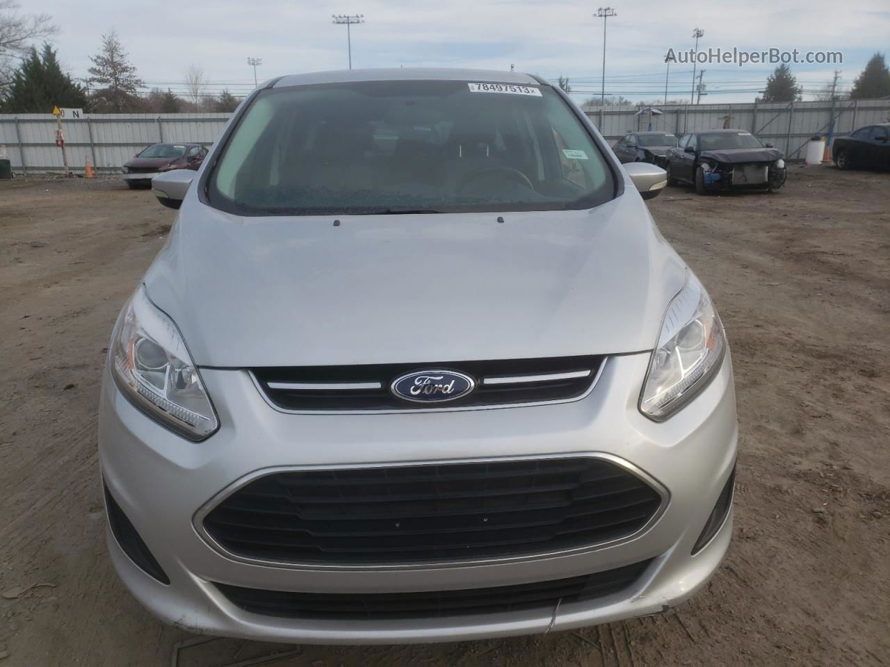 2017 Ford C-max Se Silver vin: 1FADP5EUXHL103562