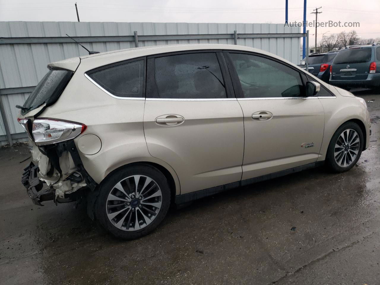 2017 Ford C-max Titanium Cream vin: 1FADP5FU0HL102564