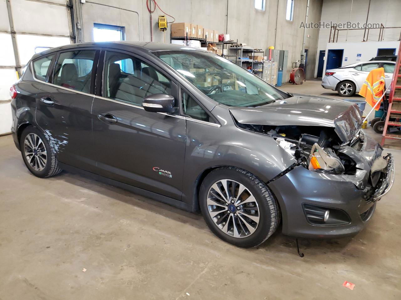 2017 Ford C-max Titanium Серый vin: 1FADP5FU2HL104395