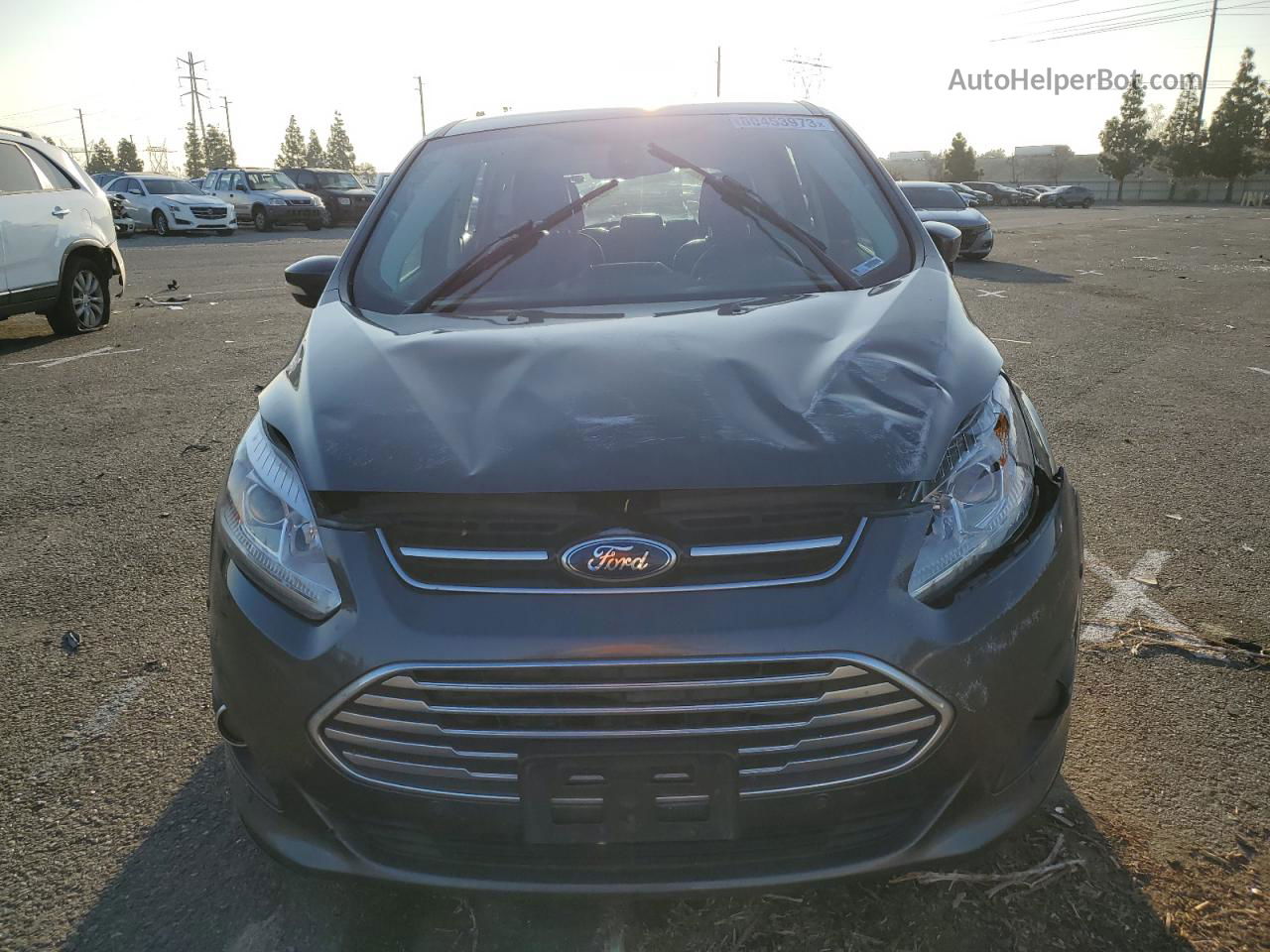 2017 Ford C-max Titanium Серый vin: 1FADP5FU2HL113484