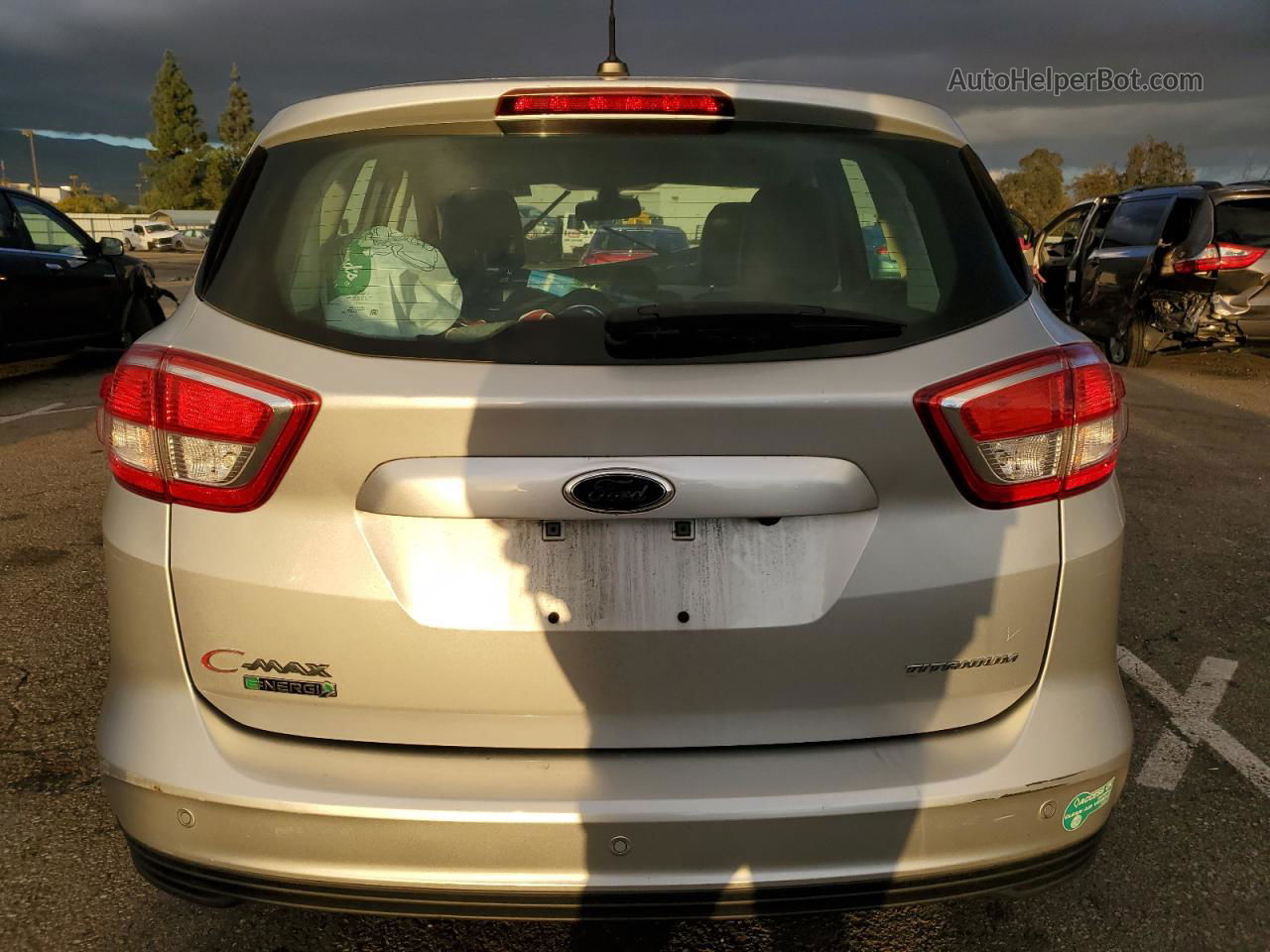 2017 Ford C-max Titanium Silver vin: 1FADP5FU3HL102798