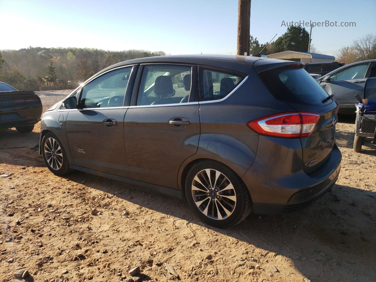 2017 Ford C-max Titanium Gray vin: 1FADP5FU4HL105032