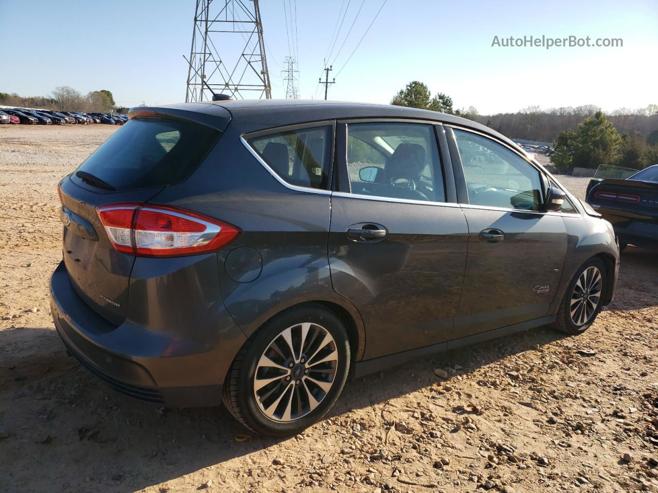 2017 Ford C-max Titanium Gray vin: 1FADP5FU4HL105032