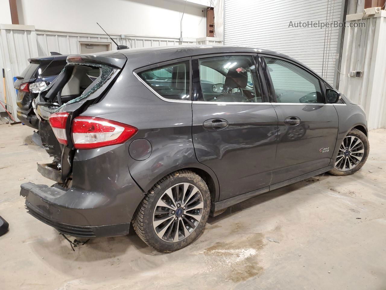 2017 Ford C-max Titanium Charcoal vin: 1FADP5FU7HL111164