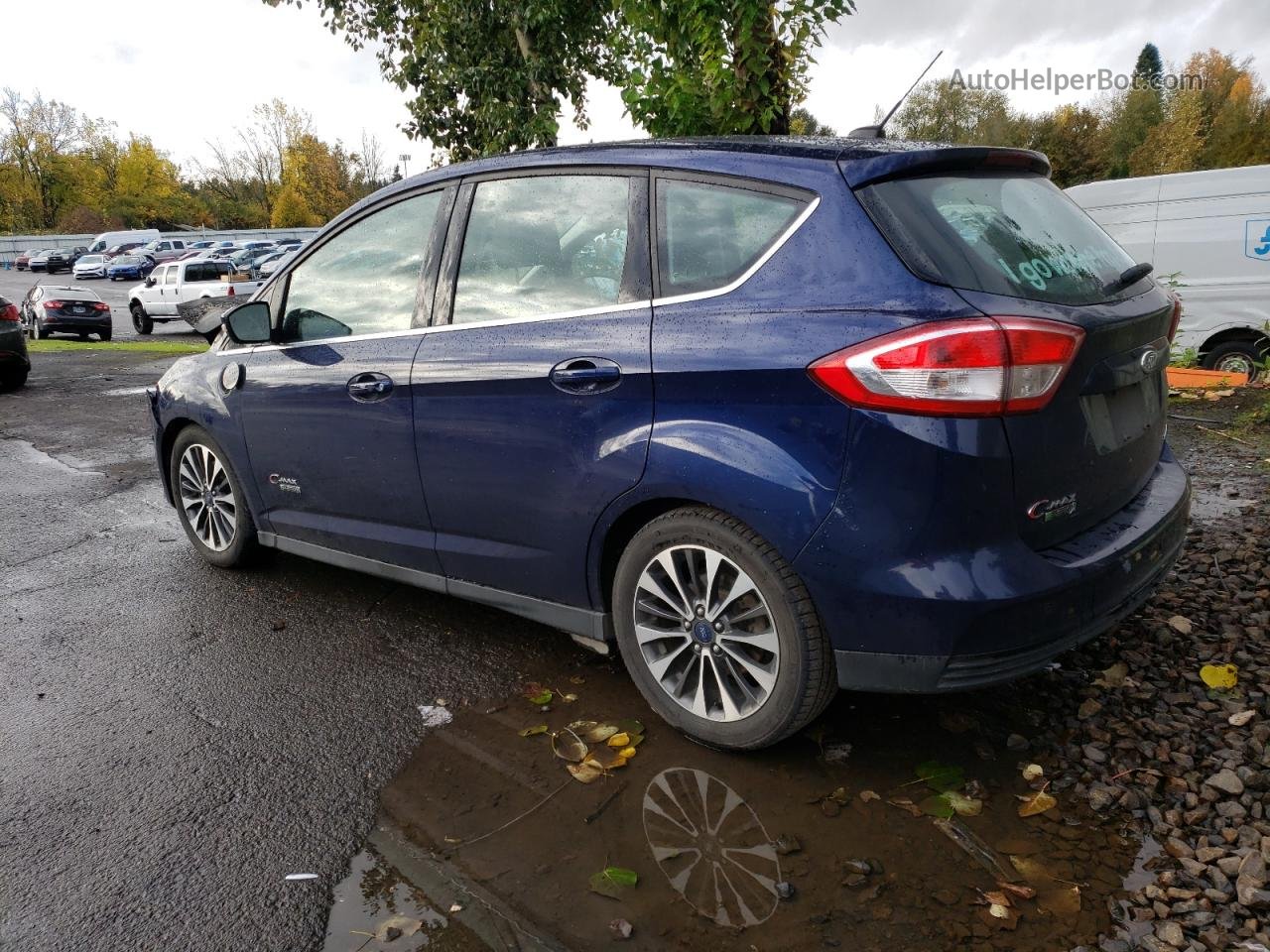 2017 Ford C-max Titanium Blue vin: 1FADP5FU8HL101744