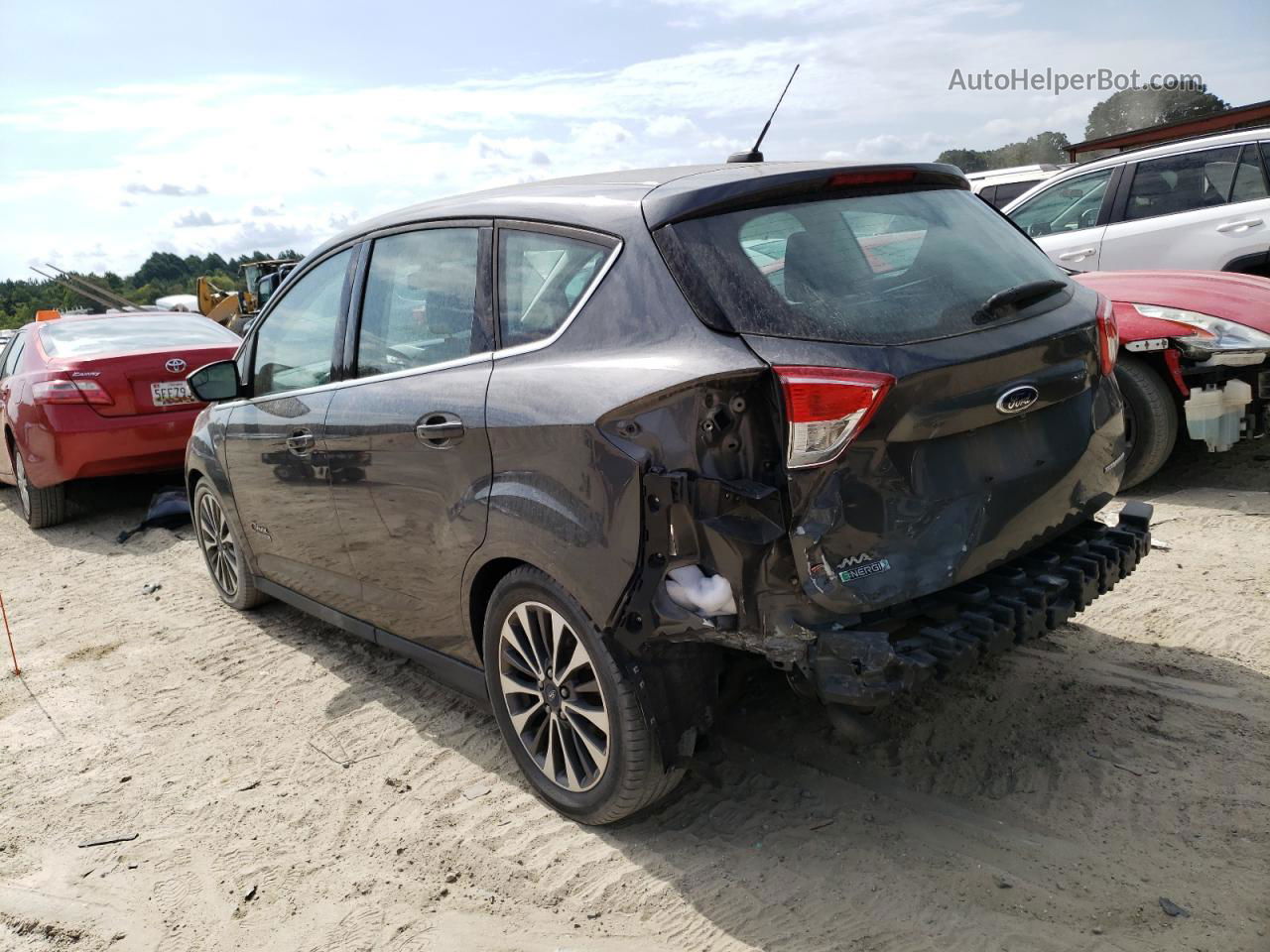 2017 Ford C-max Titanium Gray vin: 1FADP5FU8HL109472