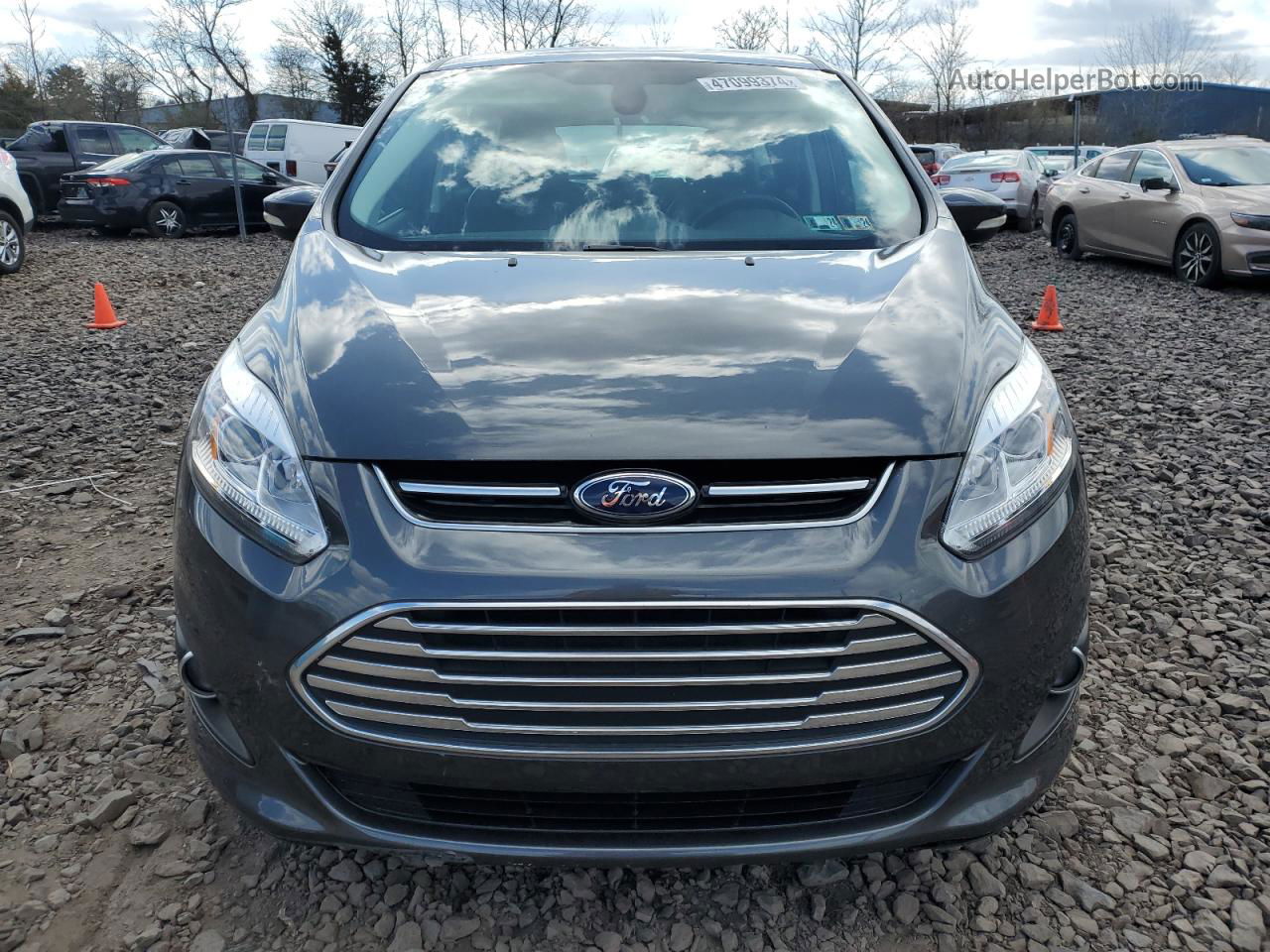 2017 Ford C-max Titanium Gray vin: 1FADP5FU8HL111965