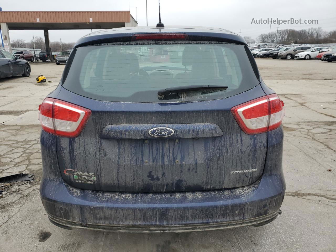 2017 Ford C-max Titanium Blue vin: 1FADP5FU9HL114003