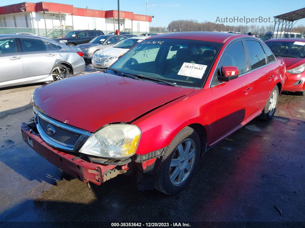 2006 Ford Five Hundred Se Red vin: 1FAFP23156G159057