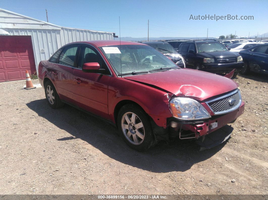 2006 Ford Five Hundred Se Red vin: 1FAFP231X6G123381