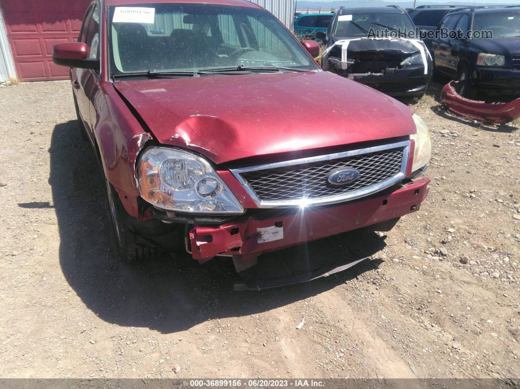 2006 Ford Five Hundred Se Red vin: 1FAFP231X6G123381