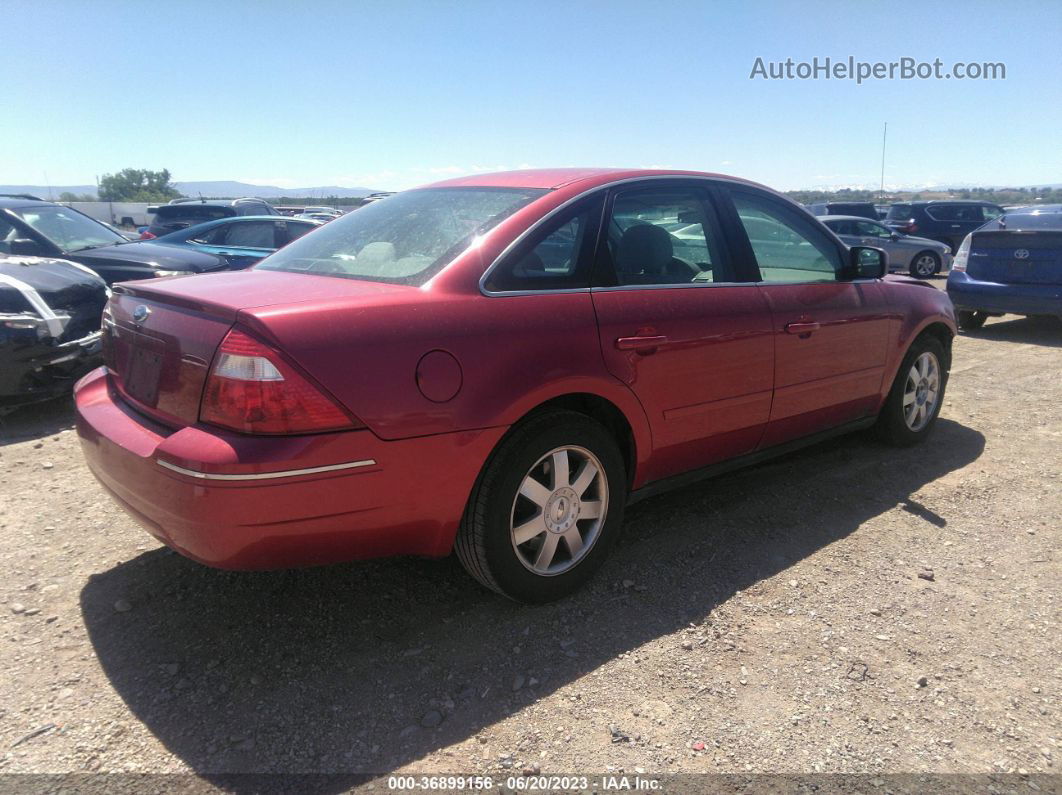 2006 Ford Five Hundred Se Red vin: 1FAFP231X6G123381