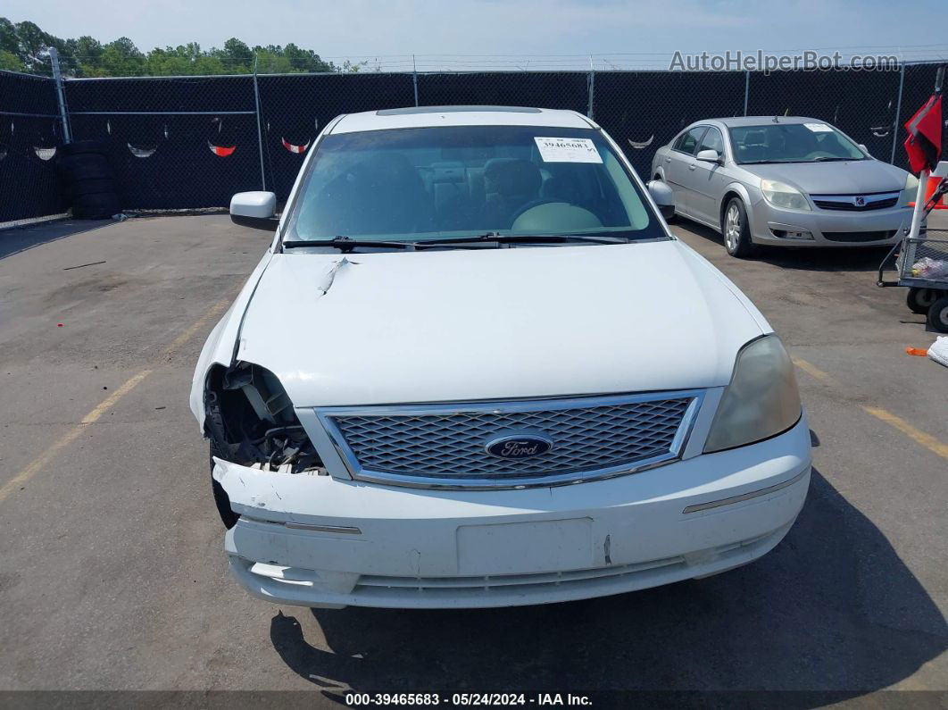 2006 Ford Five Hundred Sel White vin: 1FAFP24126G146474