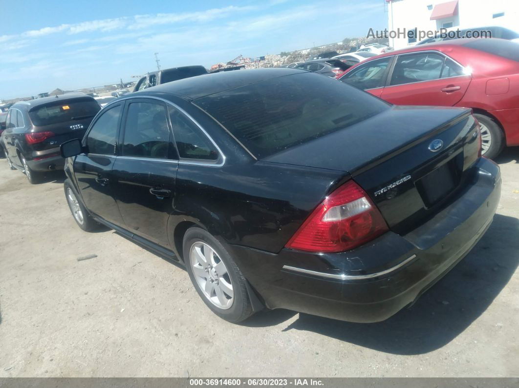 2006 Ford Five Hundred Sel Black vin: 1FAFP24126G168880