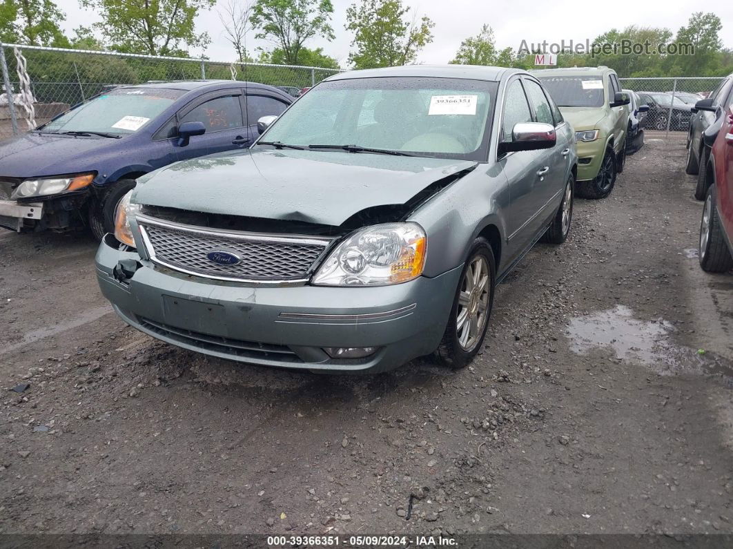 2006 Ford Five Hundred Limited Green vin: 1FAFP25106G112712