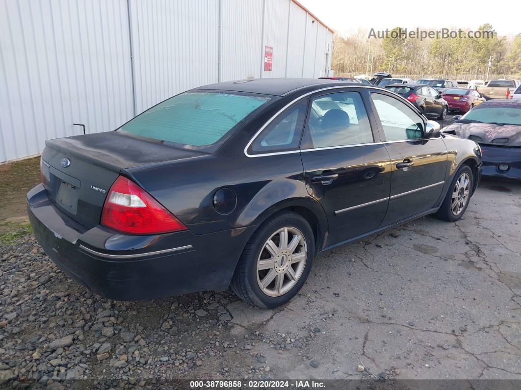 2006 Ford Five Hundred Limited Черный vin: 1FAFP25106G127842