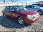 2006 Ford Five Hundred Limited Темно-бордовый vin: 1FAFP25176G103893