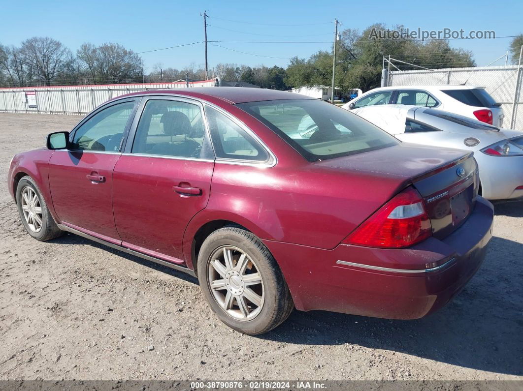 2006 Ford Five Hundred Limited Темно-бордовый vin: 1FAFP25176G176990