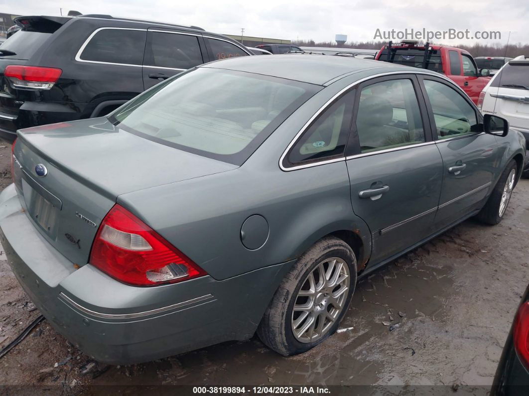 2006 Ford Five Hundred Limited Зеленый vin: 1FAFP25186G103708