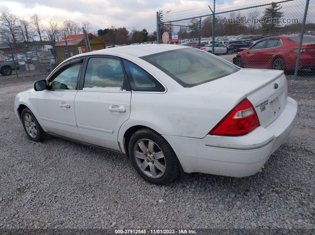 2006 Ford Five Hundred Se White vin: 1FAFP26156G106208