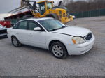 2006 Ford Five Hundred Se White vin: 1FAFP26156G106208