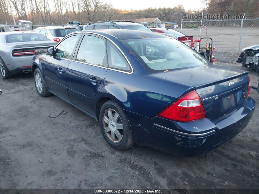 2006 Ford Five Hundred Se Blue vin: 1FAFP26176G117811