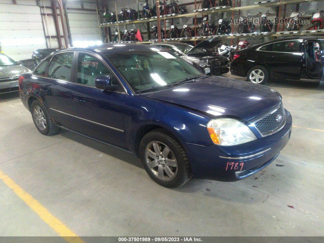 2006 Ford Five Hundred Sel Blue vin: 1FAFP27116G147482