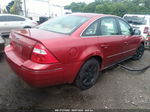 2006 Ford Five Hundred Sel Red vin: 1FAFP27166G117507