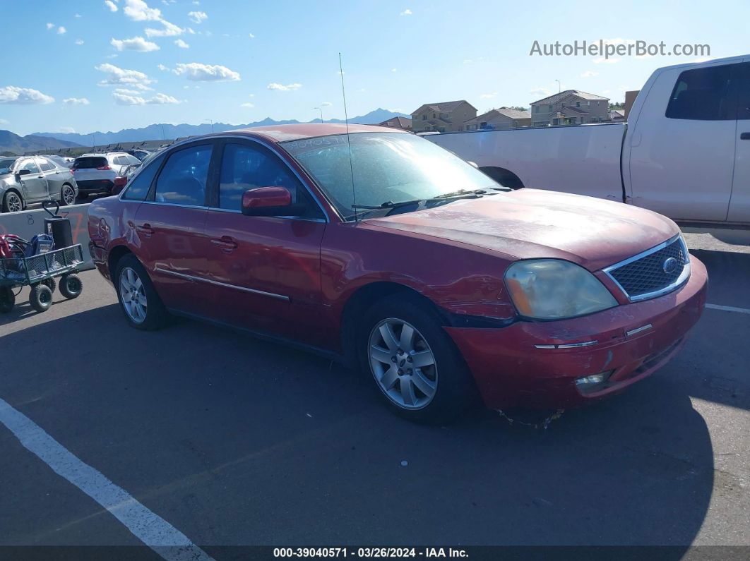 2006 Ford Five Hundred Sel Red vin: 1FAFP27176G142223