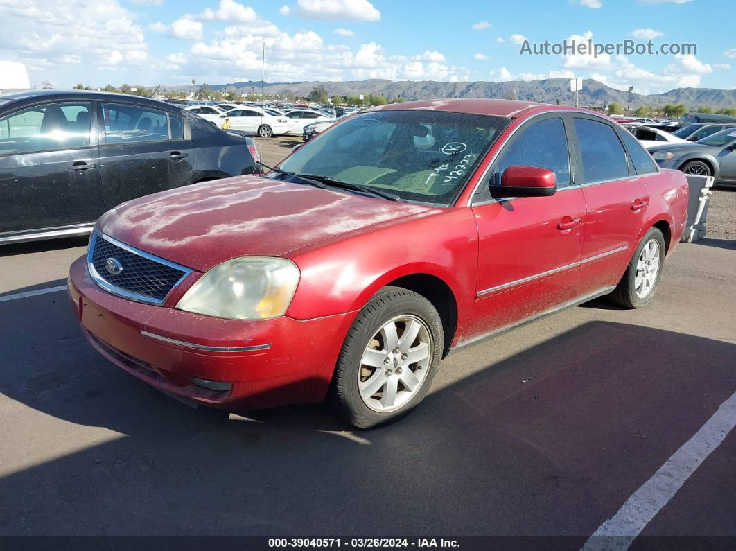 2006 Ford Five Hundred Sel Red vin: 1FAFP27176G142223