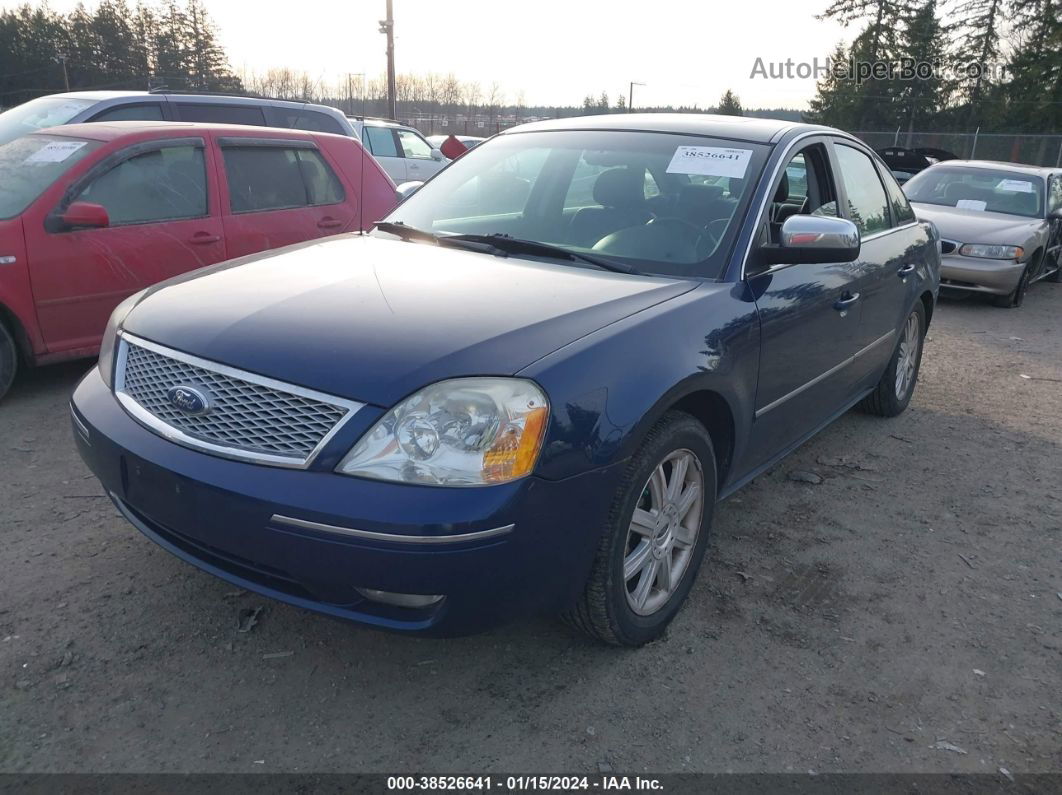 2006 Ford Five Hundred Limited Blue vin: 1FAFP28106G105609