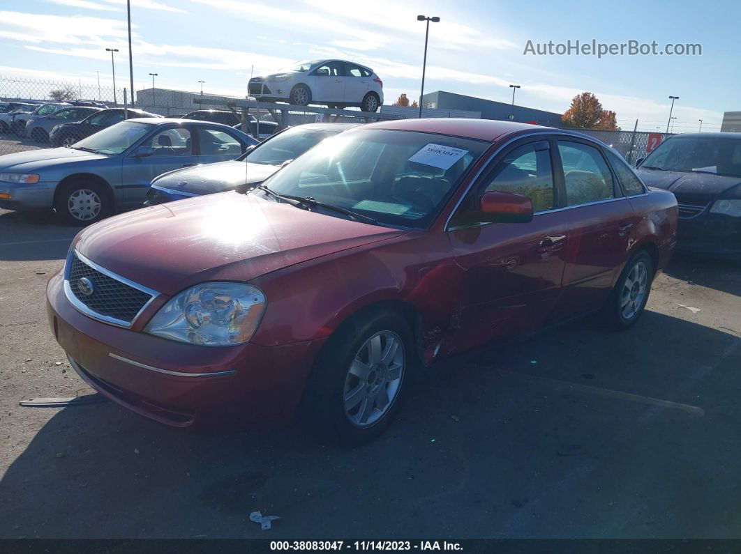 2006 Ford Five Hundred Se Red vin: 1FAHP23126G147618