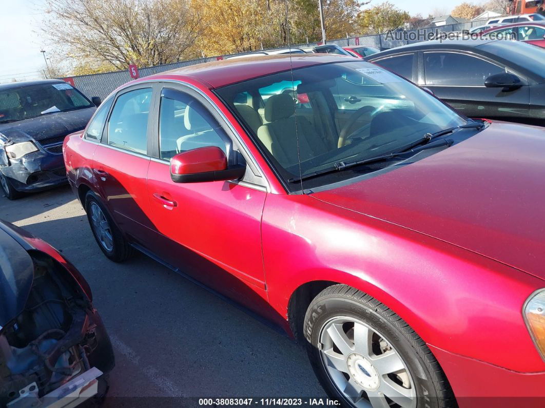 2006 Ford Five Hundred Se Red vin: 1FAHP23126G147618