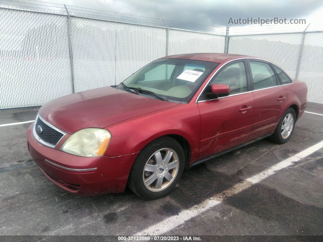 2006 Ford Five Hundred Se Red vin: 1FAHP23136G129063