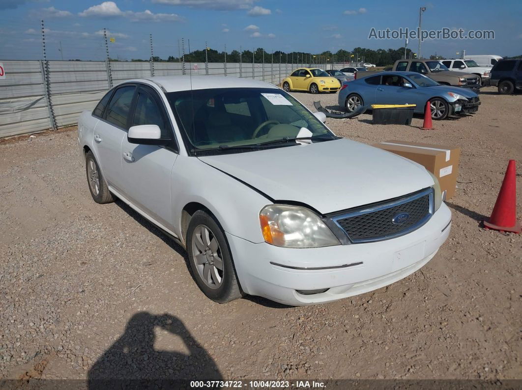 2006 Ford Five Hundred Sel White vin: 1FAHP24106G174055