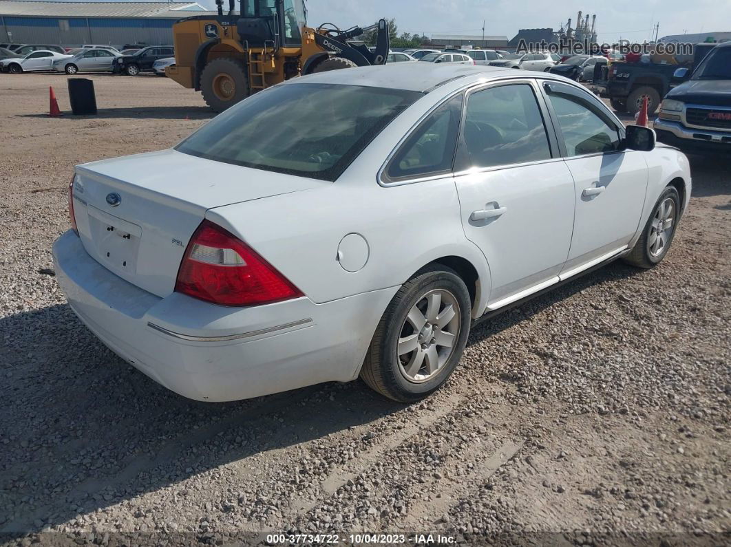 2006 Ford Five Hundred Sel White vin: 1FAHP24106G174055