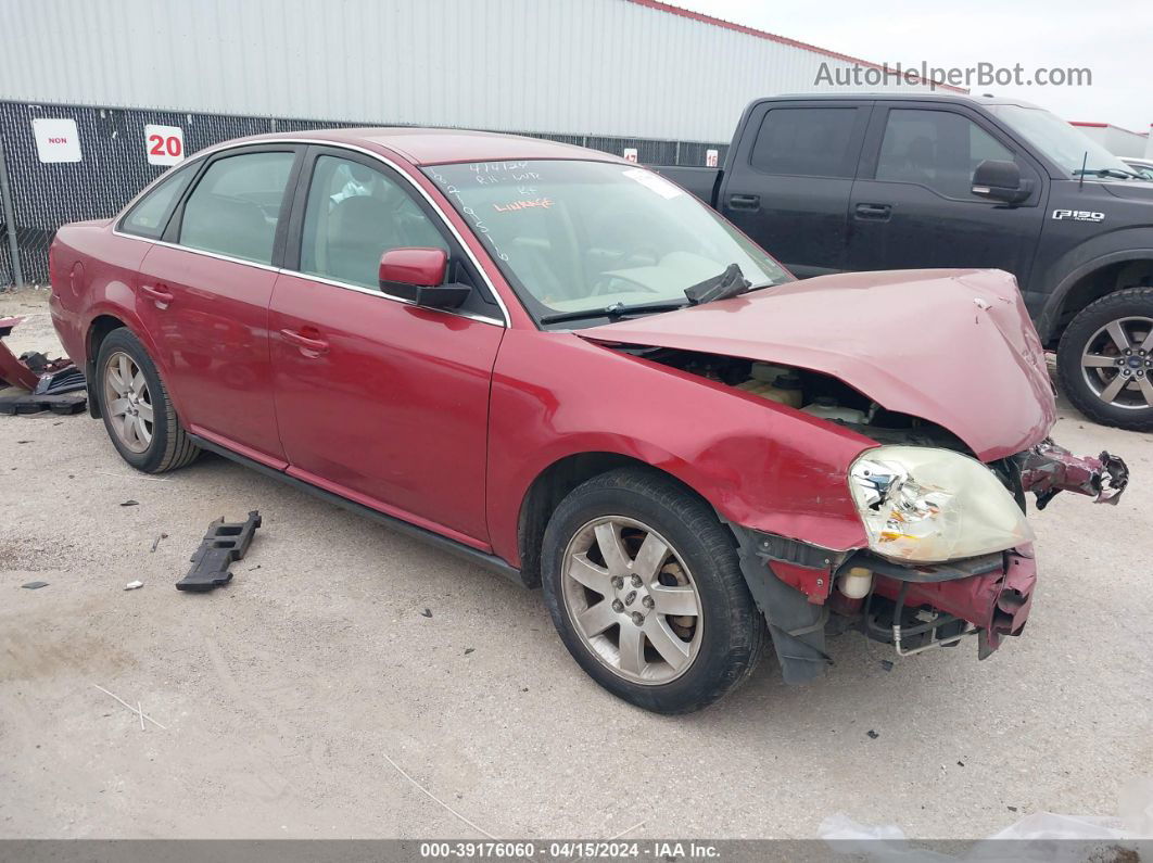 2006 Ford Five Hundred Sel Red vin: 1FAHP24126G159041