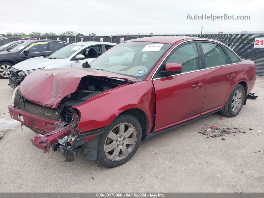 2006 Ford Five Hundred Sel Red vin: 1FAHP24126G159041